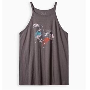 Torrid Living The Dream" Eagle GRAPHIC Living The Dream" Eagle  HI NECK TANK